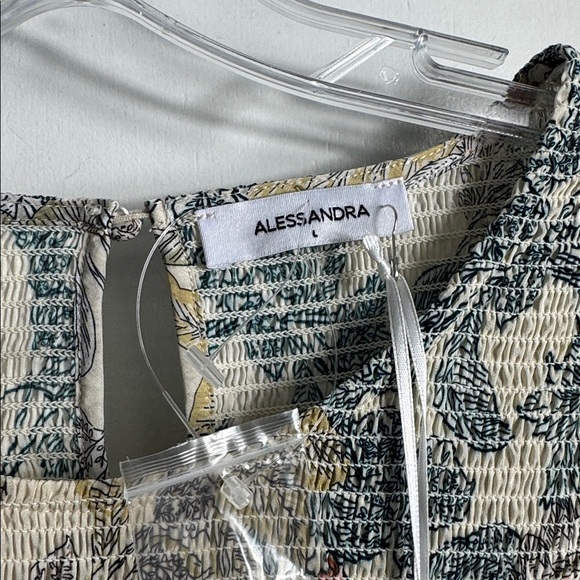 NWT Alessandra Juliette Aster Long Sleeve Floral Paisley Midi/Maxi Dress Large - Picture 4 of 11